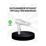 Sayarmarkt Taşınabilir Fön Makinesi Katlanır Gövde Enerji Tasarruflu