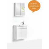 Saydam Banyo Marla 60X30 cm Alt Üst Banyo Dolabı Takımı