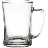 Saydam Cam Bira Bardağı, 14 cm Yüksek, 60 cl Hacim, Şık ve Dayanıklı Tasarım - Seçenek 1