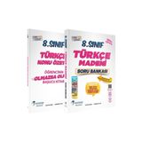 Saydam Yayınları - 8.Sınıf Türkçe Madeni Soru Bankası + Olmazsa Olmaz Başucu Kitabı 9786057418203