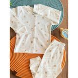 Saye Kids Biberon Desen Bebek Pijama Takımı - 24 Ay - Beyaz