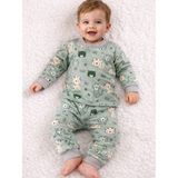 Saye Kids Kaplanlı Bebek Pijama Takımı - 12 Ay - Yeşil
