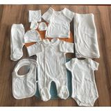 Saye Kids Yenidoğan 10LU Hastane Çıkış Seti - Beyaz - Bej