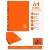 Saygılıofis 40 Yaprak A4 Spiralli Pp Kapak Çizgili Defter