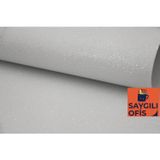 SAYGILIOFİS ( BEYAZ ) Yapışkanlı Simli Eva 50x70 cm 1 Adet Simli Yapışkanlı Eva Süngeri