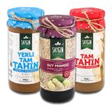 Saygın 3'lü Avantajlı Tahin Fırsat Paketi (500 G + 500 G) + Dut Pekmezi 630 G li - 1,6 kg
