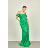 Saygın Kadın İp Askılı Uzun Abiye Elbise 0992449 Benetton
