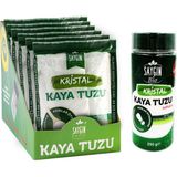 Saygın Kristal Kaya Tuzu 6 x 500 gr + Kristal Kaya Tuzu Tuzluklu 250 gr - 3,25 kg