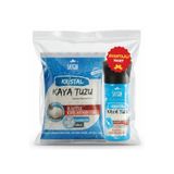 Saygın Tarihi Lezzetler Rafine Edilmemiş Doğal Kristal Kaya Tuzu İkili Set - Paketli 500 gr + Değirmenli 110 gr