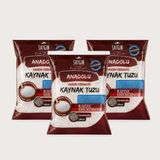 Saygın Tuz Rafine Edilmemiş Doğal Kristal Kaynak Tuzu - Sofra Tuzu / Öğütülmüş / İnce Taneli / Paketli 500 gr X 3 adet - 1,5 kg