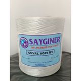Saygıner Çuval Ağzı Ipi - 1 kg 1 Bobin Beyaz