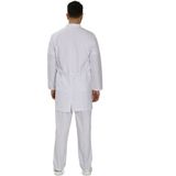 Saygınlar Önlük Doktor Hakim Yaka - Alpaka Beyaz - 2XL