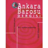 Sayı 1 - Yıl 65 Kış 2007 - Haraç Mezat Salon - Ankara Barosu Dergisi