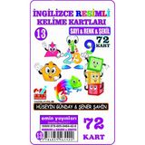 Sayı, Renk ve Şekil - İngilizce Resimli Kelime Kartları 13