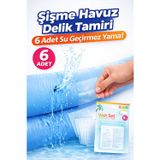 Sayıcı Kids 6’lı Havuz Yama Seti – Su Geçirmez Tamir Bandı | Delik ve Yırtık Onarıcı PVC Patch