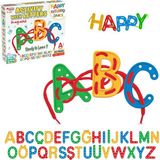 SAYICI Kids Harflerle Aktivite | +3 Yaş Eğitsel Harf Öğrenme Seti | Çocuklar Için Harflerle Oyun - Çok Renkli