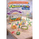 Sayıcı Kids Kelebek Puzzle 480 Parça Plastik Kutulu Eğitici Blok Eğitici Zeka Geliştirici Oyuncak
