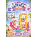 Sayıcı Kids Linda’nın Tatil Evi – Büyük Boy Tatil Temalı Oyuncak Ev, Renkli Mobilyalı, Lüks Aksesuar Setli