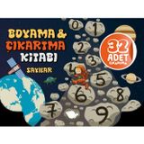 Sayılar - Boyama & Çıkartma Kitabı - 32 Adet Çıkartma