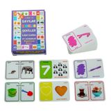 Sayılar Renkler Şekiller 5 Süper Eğitici Zeka Kartları Diytoy