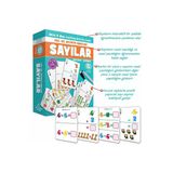 Sayılar Yaz Sil Aktivite Kartları Çift Taraflı 32'li Eğitici Öğretici Okul Öncesi Zeka Kalemli Kutu