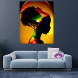 Sayılarla Boyama Hobi Seti Renkli Baskı 40x50 cm: Gün Batımı