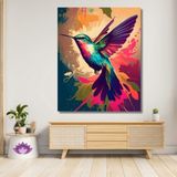 Sayılarla Boyama Hobi Seti Renkli Baskı 40x50 cm: Sahildeki Tekne