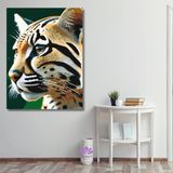 Sayılarla Boyama Hobi Seti Renkli Baskılı 40x50 cm: Renkli Kaplan