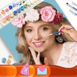 Sayılarla Boyama İçin Özelleştirilmiş Yetişkin Kitleri, Profesyonel Evcil Hayvan ve Portre Boyama Kitleri, Çizim için Resimler ve Fırçalar ile Kendi Fotoğrafınızı Yapın - 40 x 50 cm