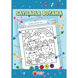 Sayılarla Boyama Kitabı – Seviye 2 | 4-5 Yaş Çocuklar Için | 32 Sayfa | Kodlamalı Aktivite Serisi