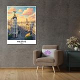 Sayılarla Boyama Seti Dünya Şehirleri 40x50 cm: İspanya-Madrid