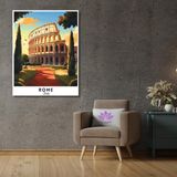 Sayılarla Boyama Seti Dünya Şehirleri 40x50 cm: İtalya-Roma