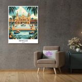 Sayılarla Boyama Seti Dünya Şehirleri 40x50cm: Seville-Spain