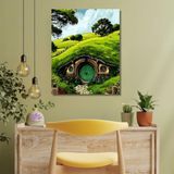 Sayılarla Boyama Seti Sihir Yolu 50x65 cm 0rta Dünya Hobbit Tepelerinde Renkli Yolculuk