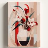 Sayılarla Boyama Tuval Hobi Seti SANATSAL 2 Temalı Fırça ve Boya Dahil Set (Çıtalı) 40x50 CM Kendin Yap Sayılarla Tuval Boya Kiti (KASNAKLI)