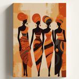 Sayılarla Boyama Tuval Hobi Seti Sanatsal Kadınlar Temalı Fırça Ve Boya Dahil Set (Çıtalı) 40X50 Cm Kendin Yap Sayılarla Tuval Boya Kiti (Kas