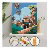 Sayılarla Boyama Tuval Seti Fırça Boya Dahil (Çıtalı) 40x50 CM - Up