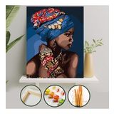 Sayılarla Boyama Tuval Seti Fırça Boya Dahil (Çıtalı) 40x50 CM - Zarafet