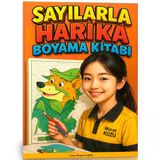 Sayılarla Harika Boyama Kitabı (98 Süper Boyama)