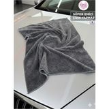 Sayılı Collection Maxi Boy Mikrofiber Oto Yıkama ve Araba Kurulama Bezi Havlusu Extra Su Emici (50X70 Cm) - Gri