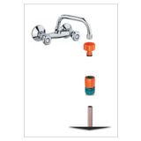 Sayım Mutfak Otomatik Batarya Bağlantısı Dişi Otomatik Bağlantı 1/2'' Parmak(5301 5101)