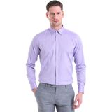 Saykı Düz Comfort Fit 100% Pamuk Düğme Yaka Uzun Kollu Oxford Gömlek - Mor