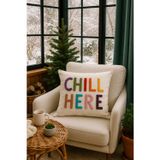 Saymine Chill Here Kirlent Uzeri Punch İşleme