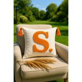 SAYMİNE Punch kırlent Kılıfı Harf Modeli KREM020 43 x 43