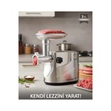 Sayona Turbo Force 3300 Et Kıyma Makinesi MG-3300D Güçlü Motor Metal Başlık Ev Tipi