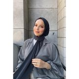 Sayra Shawl Kadın Füme Sandy Kumaş Hazır Şal