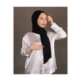 SAYRA Shawl Kadın Siyah Mıknatıslı Şal