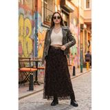 SAYZEN ÇİÇEK DESENLİ FLOG ETEK