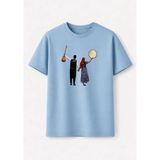 Saz Def T-Shirt - Açık Mavi - L