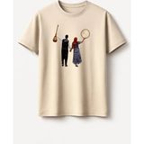 Saz Def T-Shirt - Bej - 2XL